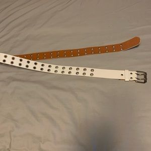 Leather belt